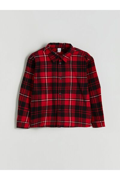 LC Waikiki Lcw Kids Plaid Boy Lumberjack Shirt