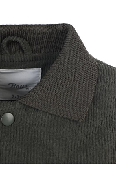 Civil Boys Shirt Collar 2-5 Years Old Coat - Khaki 3-4 Years Old