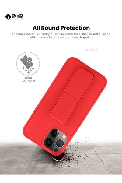 ineix 3-in-1 Magnetic Wrist Strap Hand Grip with Stand Case Cover For Apple iPhone 13 Pro