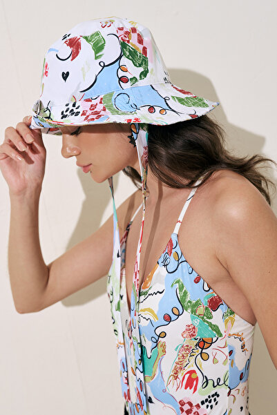 Manuka Tie-Back Bucket Hat Summer