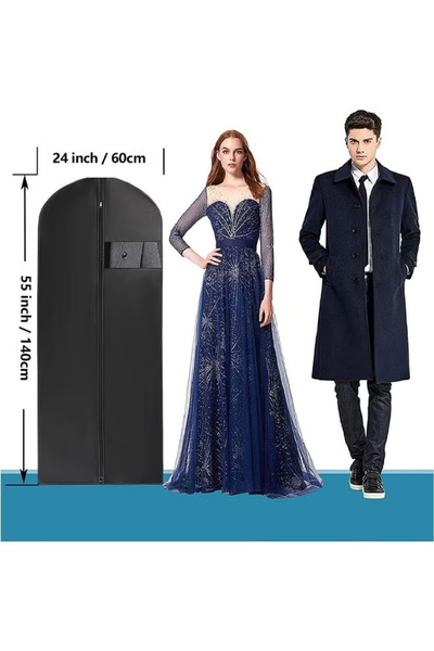 Generic Transparent Window Clothing Protection Bag EVA Coat Cover Suitable for Wardrobe and Travel