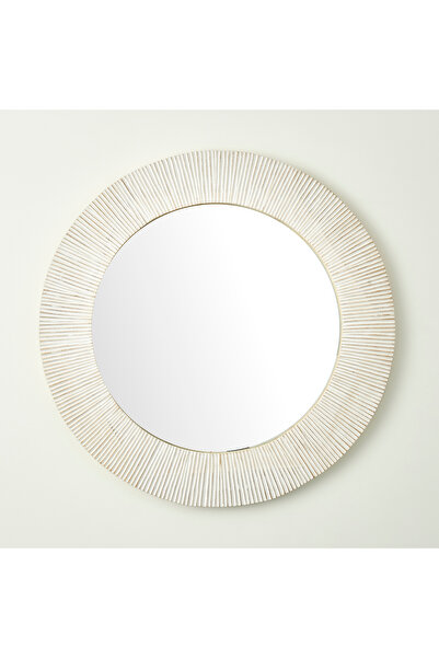 Bella Maison Mia Dekoratif Ayna Naturel (82x2x82 cm)