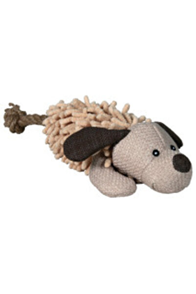 Trixie Dog Toy with Rope, Plush, Sound, 30 cm