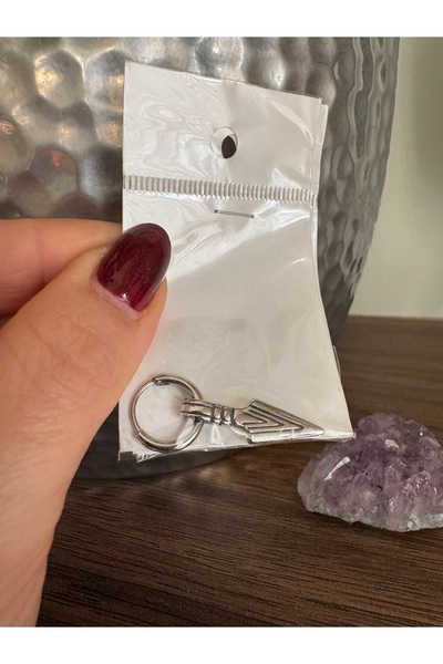 Bylin Surgical Steel Charmed Hoop Earrings - Hoop Diameter Inner Diameter 10mm - 1 Piece