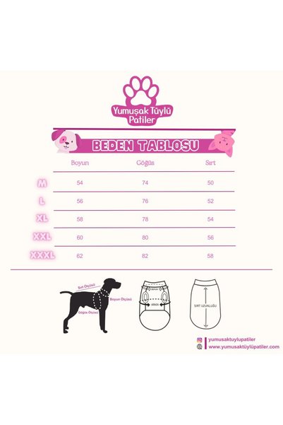 Yumuşak Tüylü Patiler Cat-Dog Outfit Crazy Teddy Bear - Large Breed