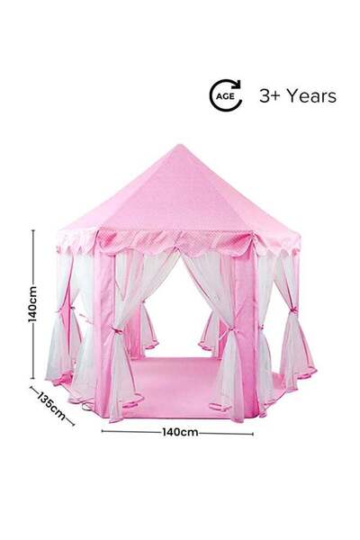 N'iyi قلعة أميرة قابلة للطي، محمولة، أنيقة، بتصميم فريد، سداسي الشكل، مثالية ...