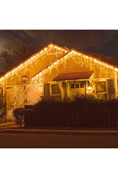 HOFF Luminițe de Crăciun în formă de țurțur, 480 LED-uri, alb cald, 11,2 x 0,...