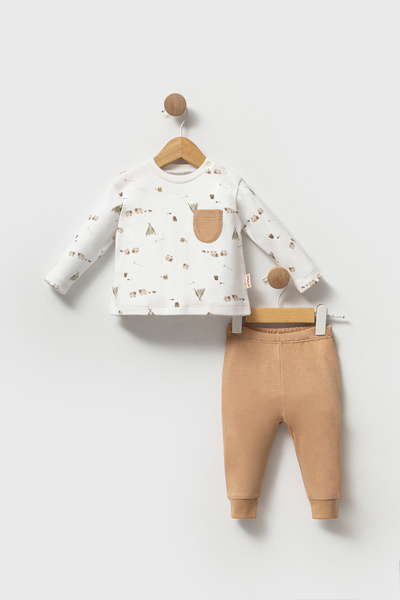 Tiffany Happy Lambs Organik Theme 2li Takım