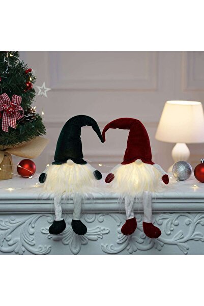 HOFF Figurină gnom de Crăciun, Hoff, LED, lumină caldă, alimentat cu baterii,...