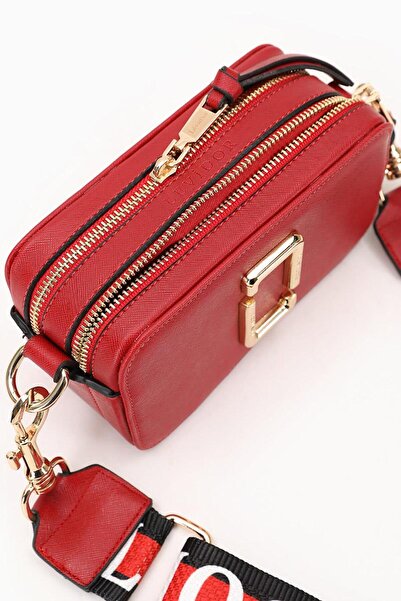 Levidor Red Compartment Shoulder Bag