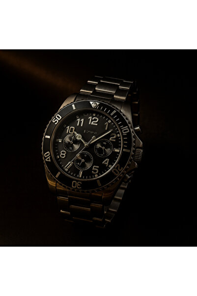 AndraRose Styles Ανδρικό ρολόι Premium - Steel Black Edition