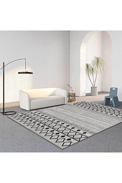 HayaBazaar Rectangular Soft Touch Multicolour Carpet ,Anti-Slip, Washable for Bedroom, Living Room