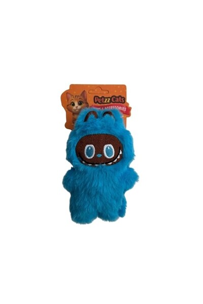 Petzzcats لعبة القط القطيفة ماتاتابي لابوبو باللون الأزرق