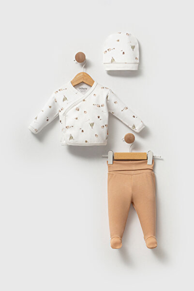 Tiffany Nova Miny Happy Lambs Organik Theme 3lü Zıbın Set