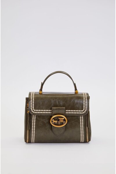 Levidor Green Accessory Lockable Handbag