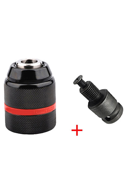 Choice1 Chuck and Adapter JENTORIX 2mm-13mm Metal Keyless Drill Chuck, 3Jaw S...