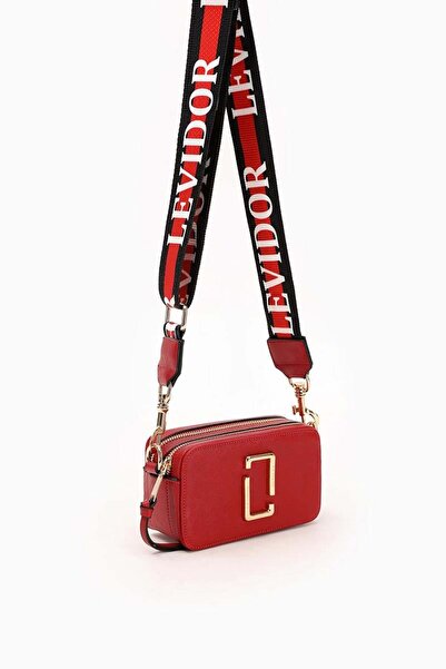 Levidor Red Compartment Shoulder Bag