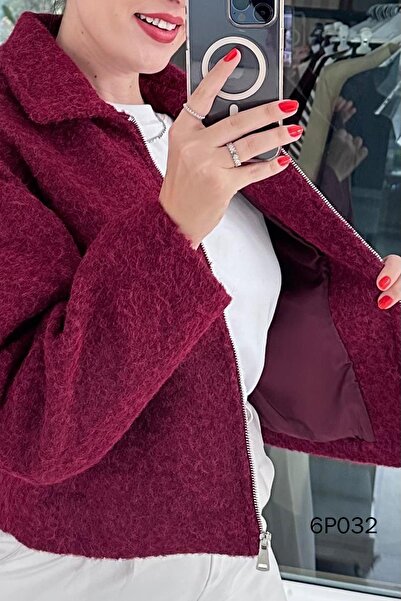 İnce Topuk Prive Series Zippered Cashmere Jacket 6P032