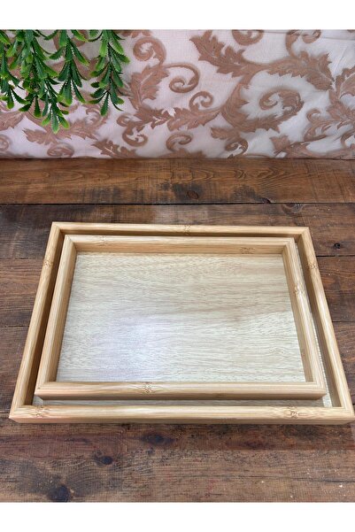 Bahar Home China Bamboo Double Tray