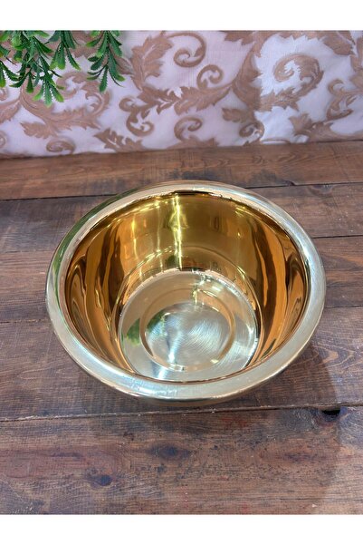 Bahar Home Gold Salad Bowl 22 cm