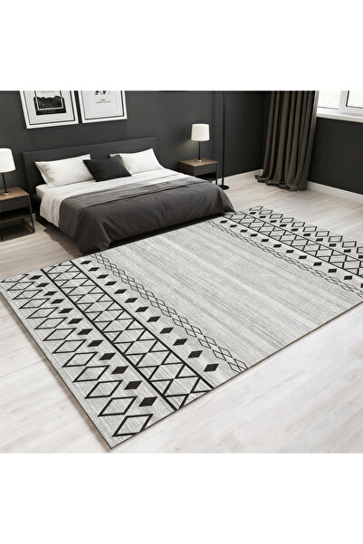 HayaBazaar Rectangular Soft Touch Multicolour Carpet ,Anti-Slip, Washable for Bedroom, Living Room