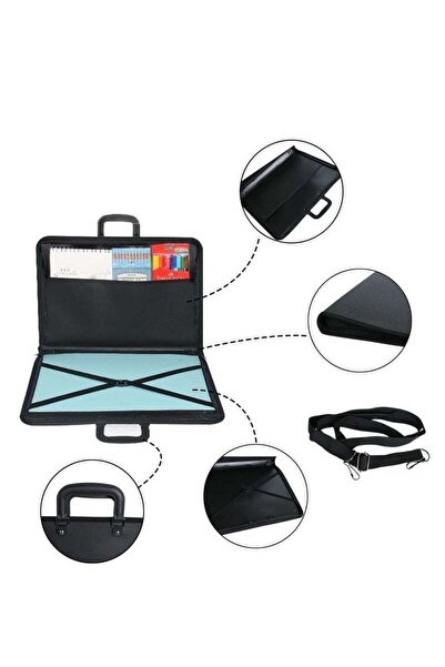 Generic A3 Artist Portfolio Case, Art Portfolio Carrying Bag (48x37cm)