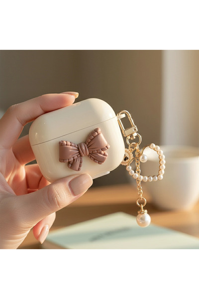 Huawei CaseOnn FreeBuds SE 2 Kılıf Karakter Figürlü Zarif Fiyonk