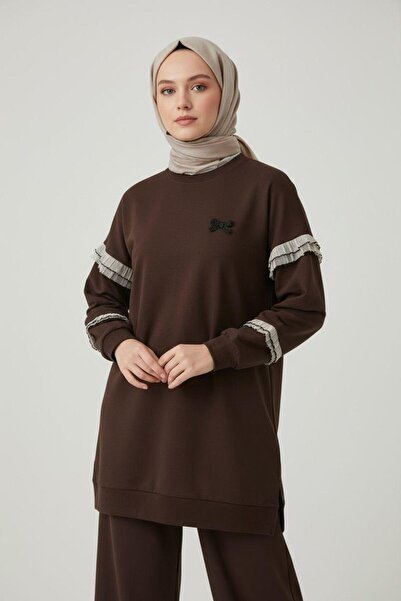 Puane Tunic with Ruffle Sleeves