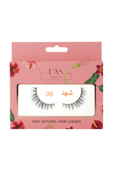 LAS BEAUTY رموش رقم 06 من لاس بيوتي