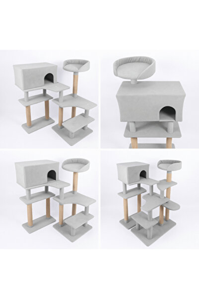 CASA PUFOSULUI Cat Tree "Simba" – 85 × 50 × 105 cm