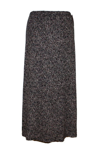 HESNA Women's Betül 8-Piece Elastic Colorful Drop Pattern Transitional Quality Black Skirt