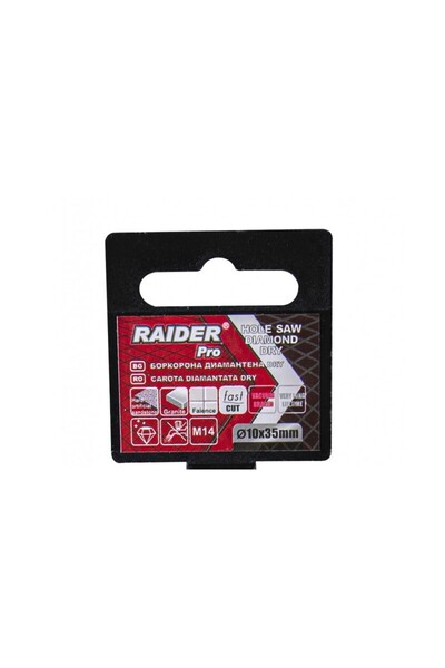 Raider Diamond cutter for dry drilling M14 x 10 mm -