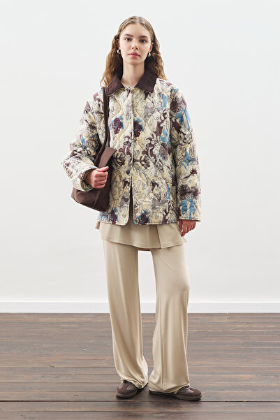 Manuka Knot Design Pants Suit Stone