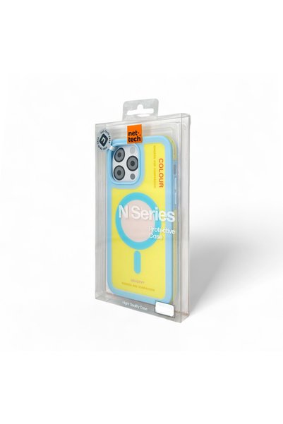 Boğazören For iPhone 16 Pro Max Blue Color Shockproof Magsafe Case Compatible Premium Back Case Reinforced Protection