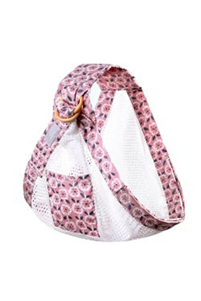 Krista Marsupiu pentru bebeluși, sling cu inele, plasă roz