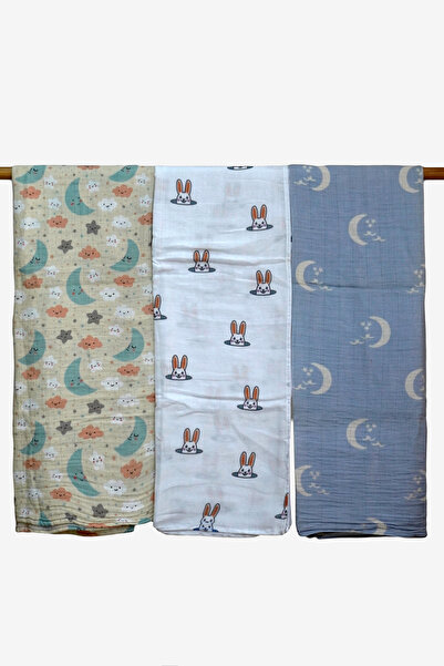 Mimiko غطاء موسلين بطبقتين 100% قطن عضوي فائق النعومة وقابل للتنفس للأطفال وا...