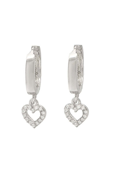 Bijuteria SORELLY Silver Heart Earrings