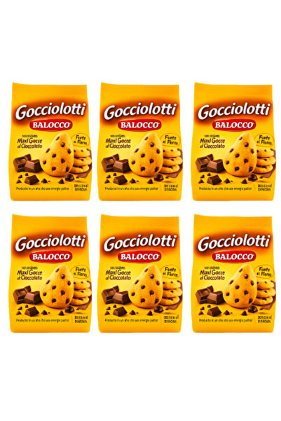 Balocco Set 6 x Gocciolotti Biscuits, 700 g