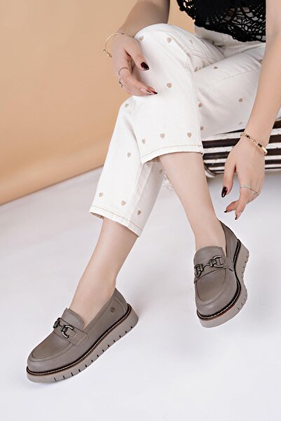 Mammamia D25Ka 3240 Mink Genuine Leather Women's Shoes