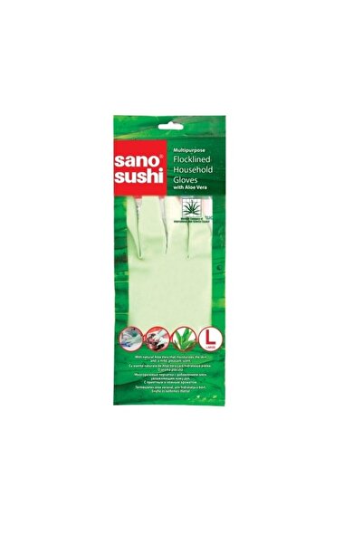 Sano Rubber household gloves, with aloe vera Sushi, size L