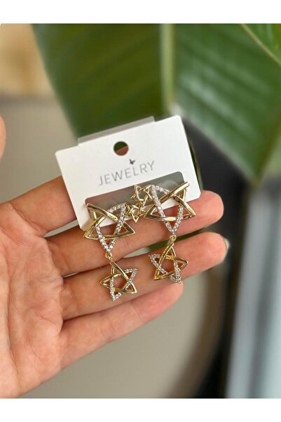OEM Dangle star earrings - gold