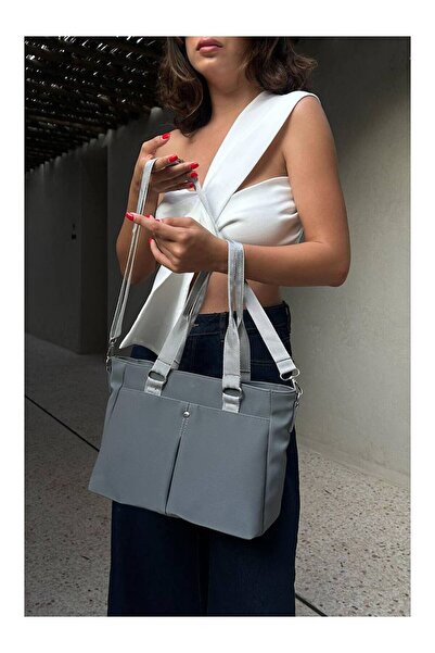 Rivina Mara Saten Multi-Compartment Women's Shoulder and Crossbody Bag