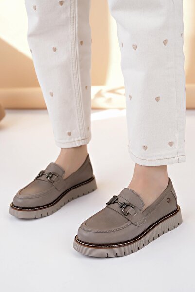 Mammamia D25Ka 3240 Mink Genuine Leather Women's Shoes