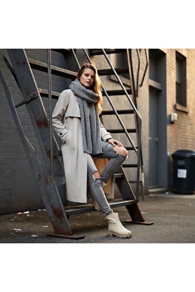 OEM Women's platform boots, fur lined interior, eco-leather, CA-82