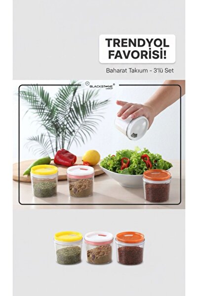 Vivart حاوية تخزين التوابل من الأكريليك الشفاف مع غطاء ملون قابل للتعديل