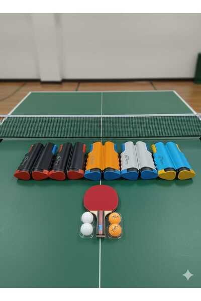 TUMBA'S Masa Tenisi Seti Portatif Açılır Kapanır Ayarlanabilir File Ve prefes...