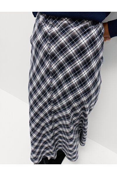 Marks & Spencer Saf Pamuklu Midi Etek