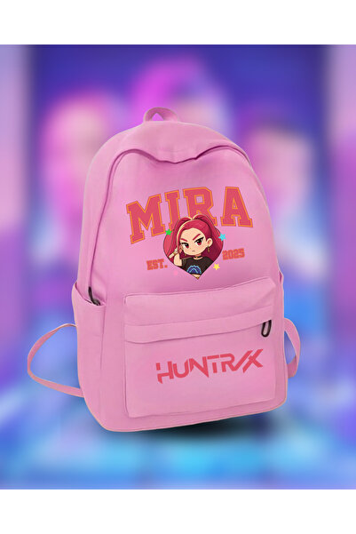 Touz Moda Kpop Demon Hunters Detail Printed School, Tutoring, Course Backpack