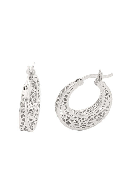 Bijuteria SORELLY Silver Round Vintage Earrings