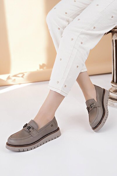 Mammamia D25Ka 3240 Mink Genuine Leather Women's Shoes